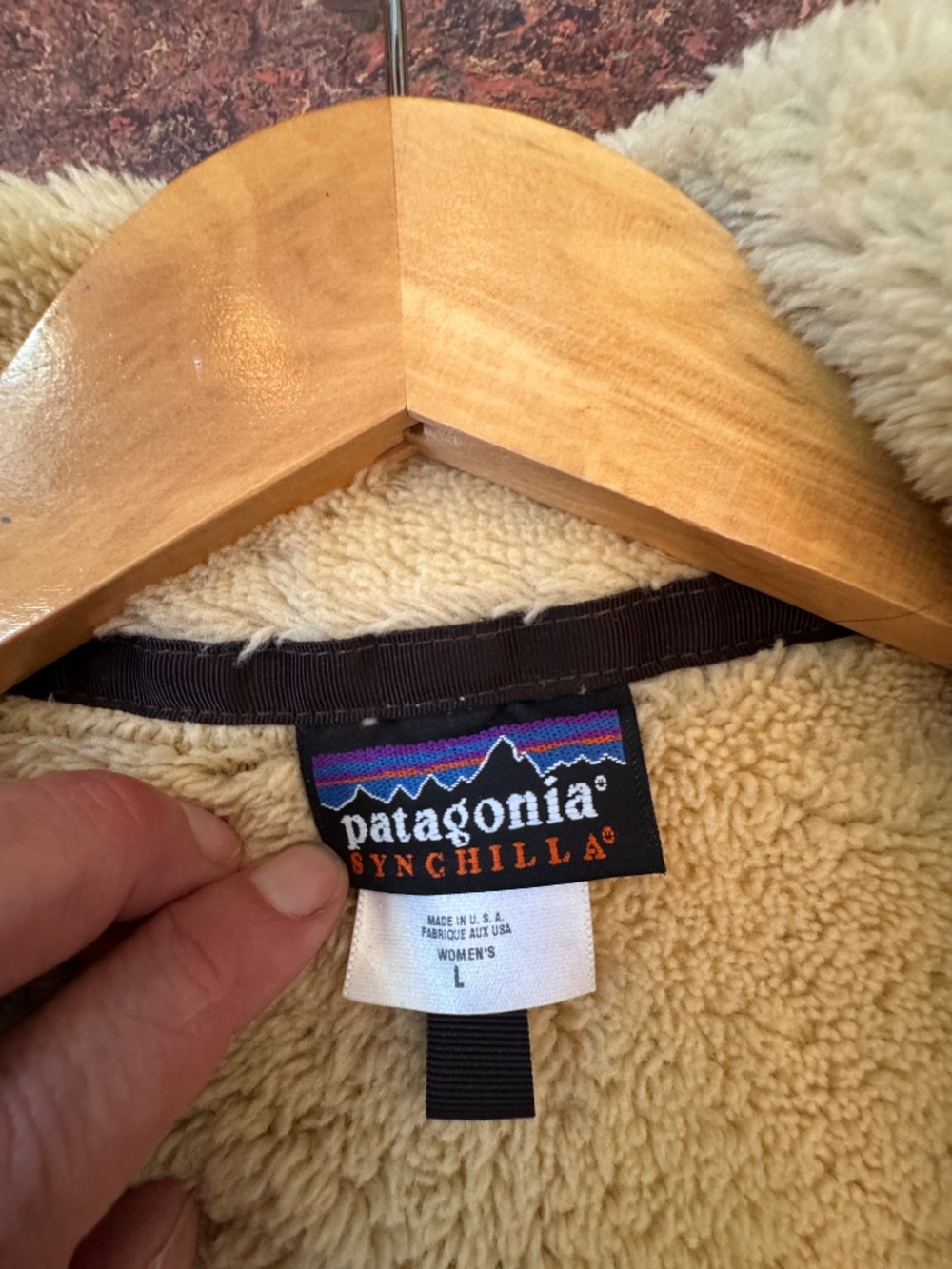 Gold Patagonia Synchilla Fleece Jacket - Picture 10 of 11